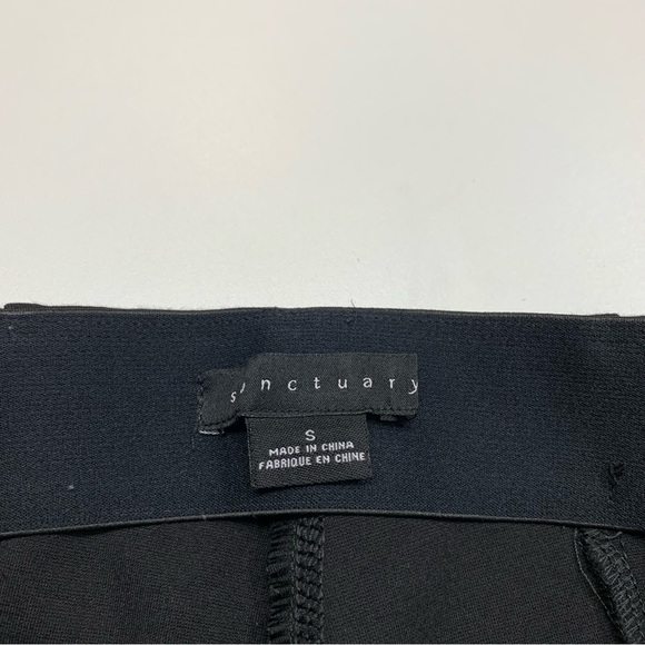 Sanctuary Track Sport Red Stripe Zipper Hem Pull on Ponte Pant Size Small - Picture 6 of 7